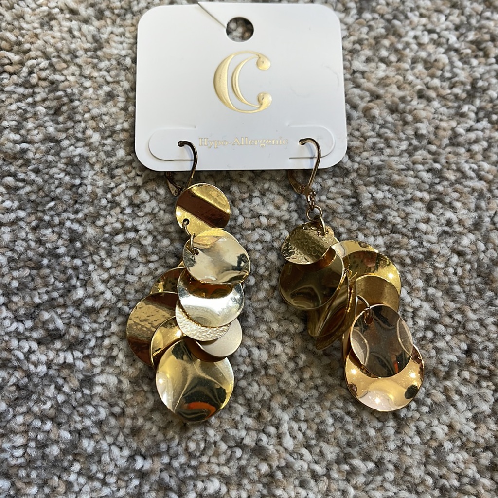 Gold Dangle Earrings